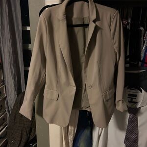 Women's Tan Blazer